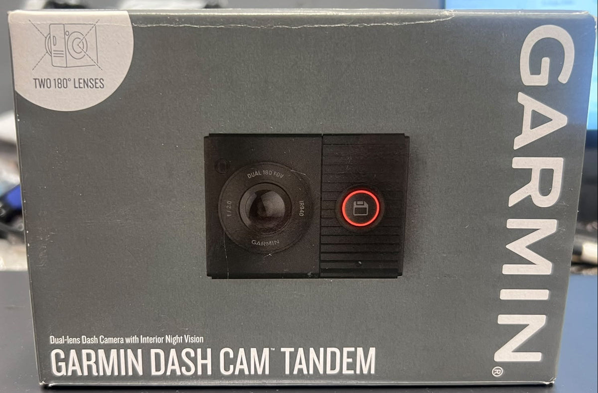 Garmin Dash Cam Tandem, Black - As New - Refurbished GARMIN