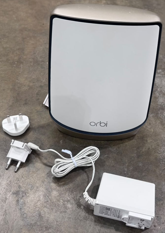 NETGEAR Orbi RBS860 AX6000 Tri-Band WiFi 6 Add-On Satellite - White - Good - Refurbished NETGEAR