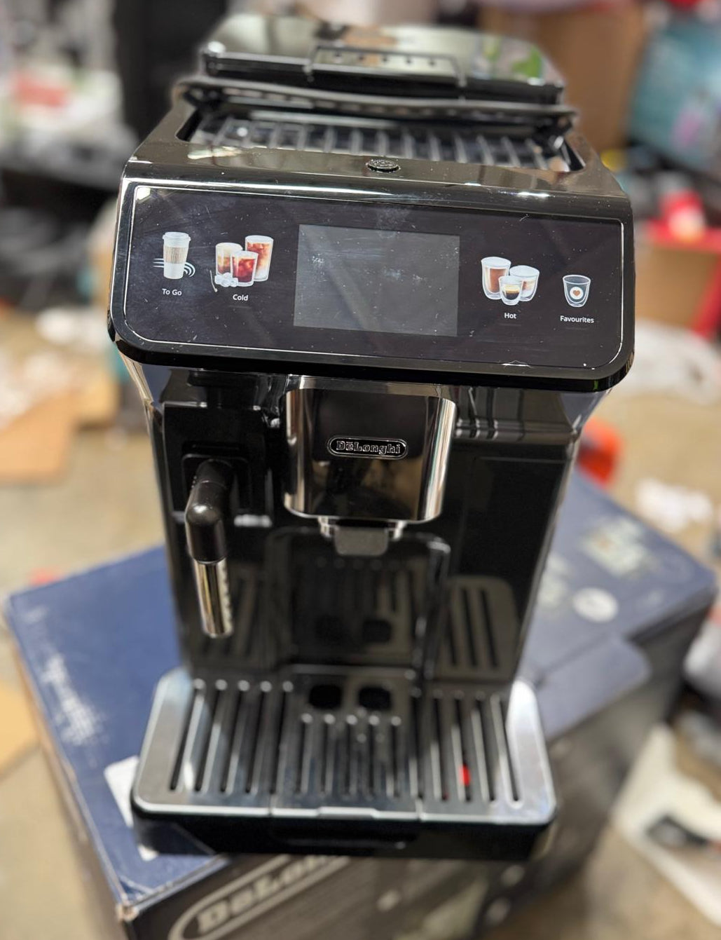 De'Longhi Eletta Explore ECAM45055G Automatic Coffee Machine Grey - Excellent - Refurbished DeLonghi