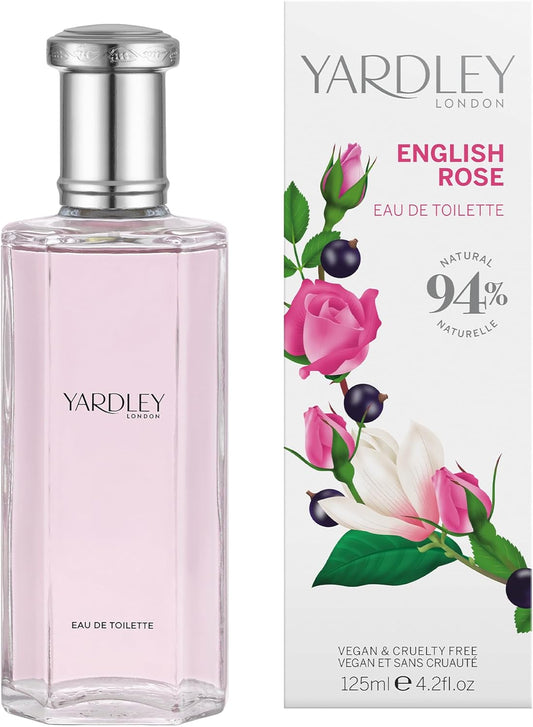 Yardley London English Rose Eau de Toilette, 125ml gl beauty