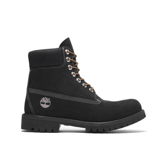 Timberland Men's Premium 6 Inch Lace Up Waterproof Boot, Black Nubuck, US 8 / EU 41.5 TIMBERLAND
