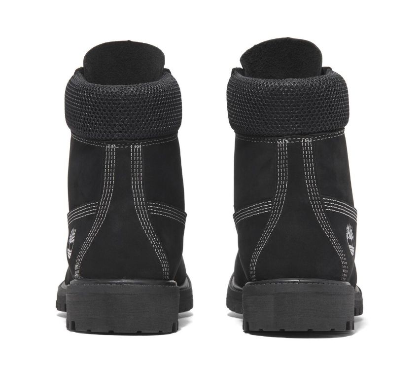 Timberland Men's Premium 6 Inch Lace Up Waterproof Boot, Black Nubuck, US 8 / EU 41.5 TIMBERLAND