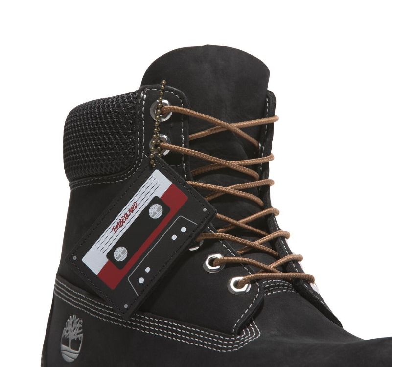 Timberland Men's Premium 6 Inch Lace Up Waterproof Boot, Black Nubuck, US 8 / EU 41.5 TIMBERLAND