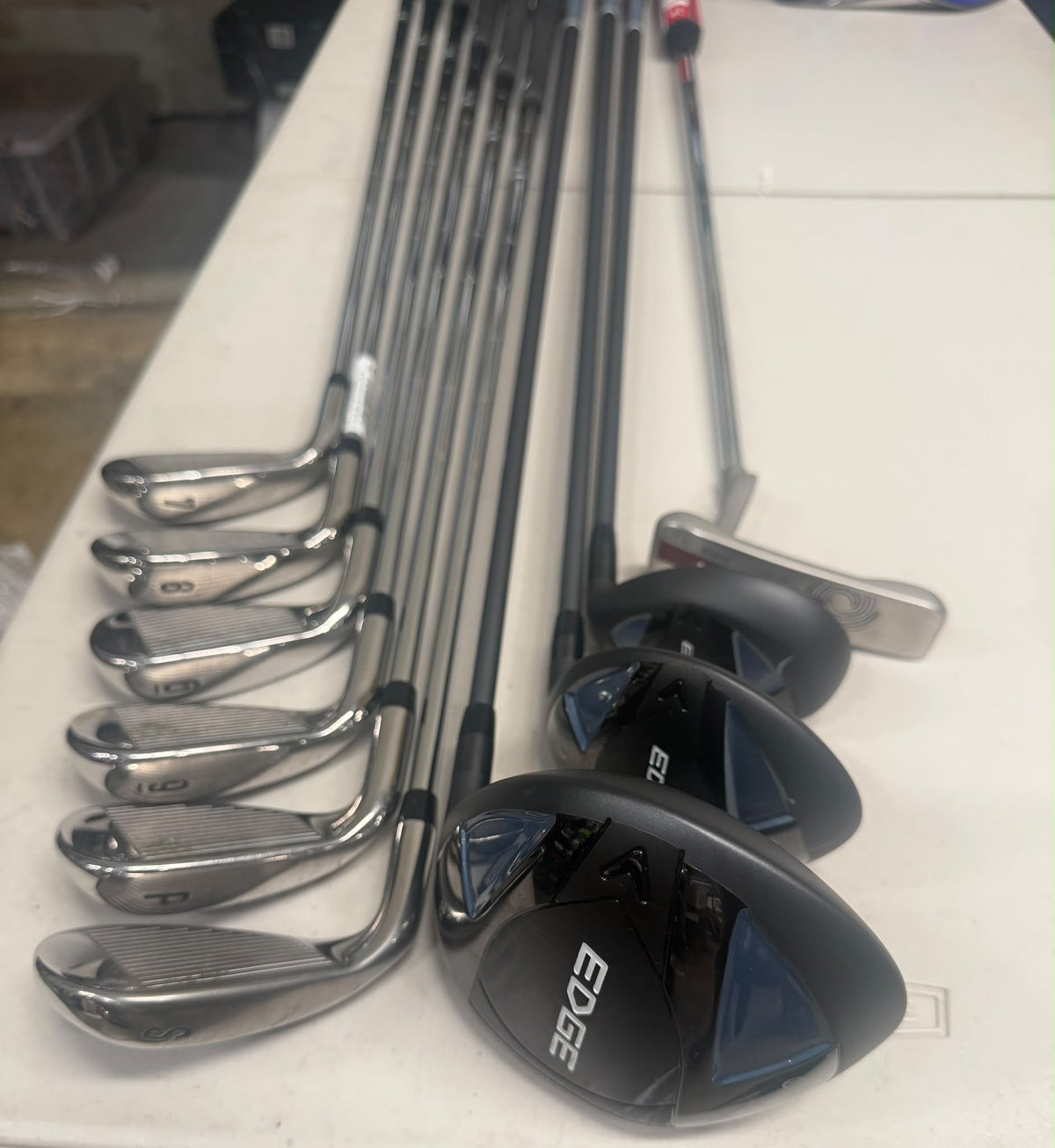Callaway Edge Men's Right-Handed Regular Flex Golf Club Set - Black/Blue - Good Condition - Refurbished Callaway Edge