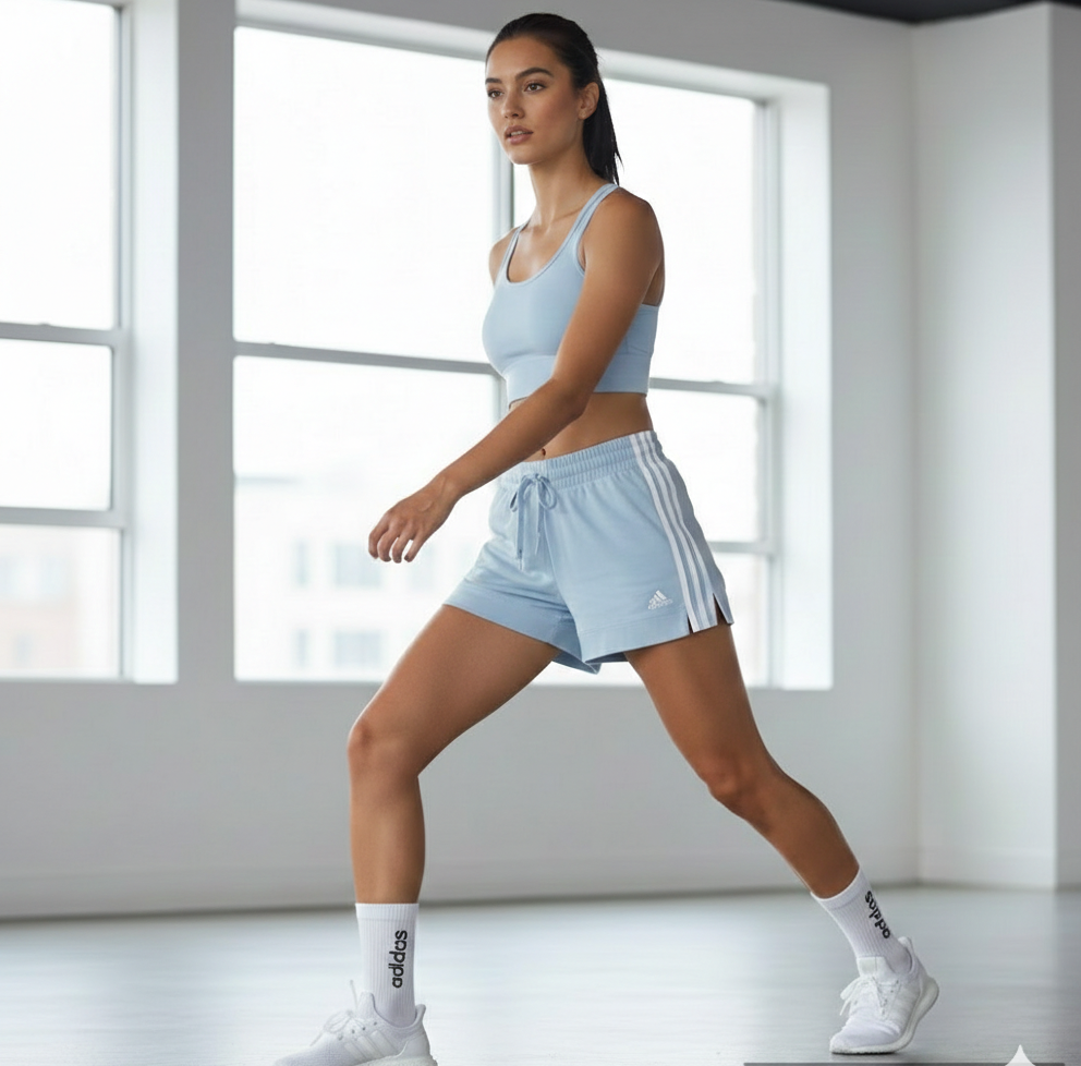 Adidas Women’s 3-Stripe Active Shorts Mr Bargain