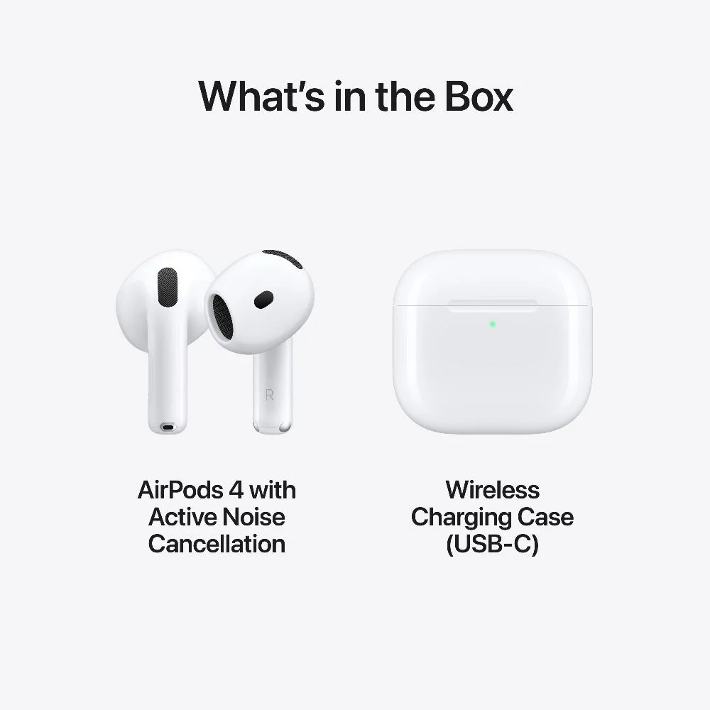 Apple AirPods 4 with Active Noise Cancellation MXP93ZA/A Apple AirPods