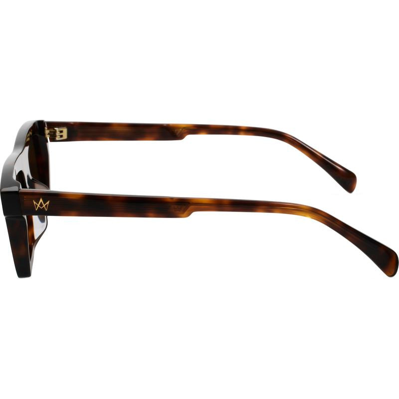 AM Eyewear Steeb Sunglasses Cigar Tort/Smoke 49-21-150 AM Eyewear