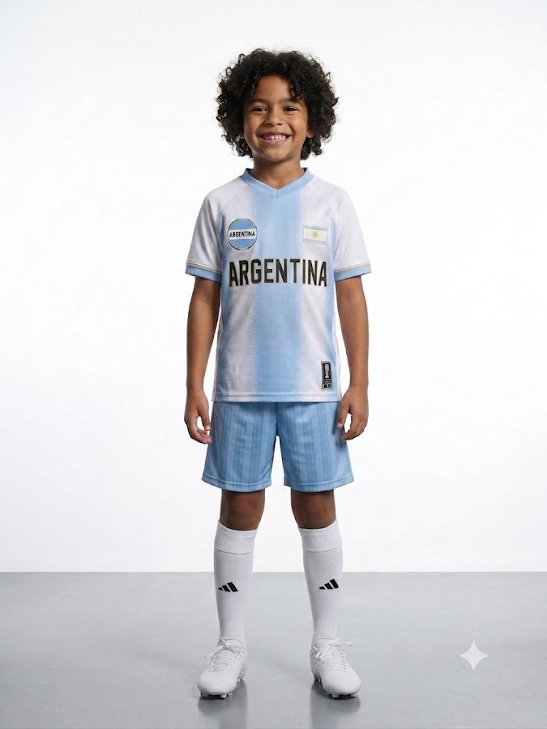 Argentina Kids Jerseys Soccer T- shirt JERSEY