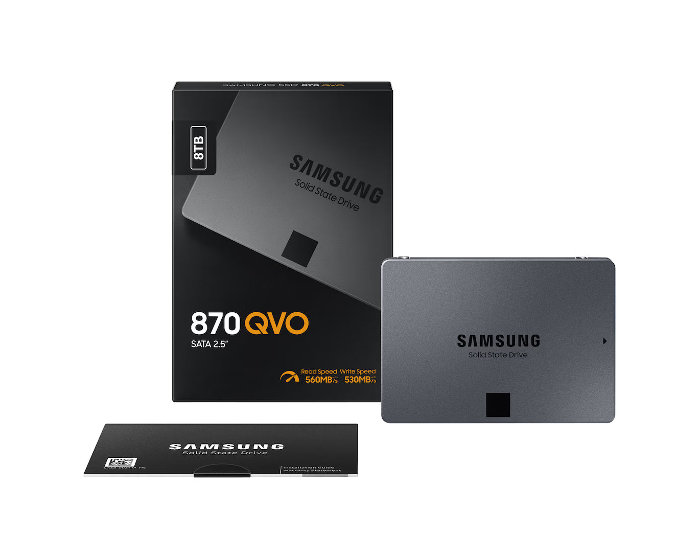 Samsung 870 QVO 8TB SATA SSD 2.5" Internal Solid State Drive MZ-77Q8T0B – As New Samsung