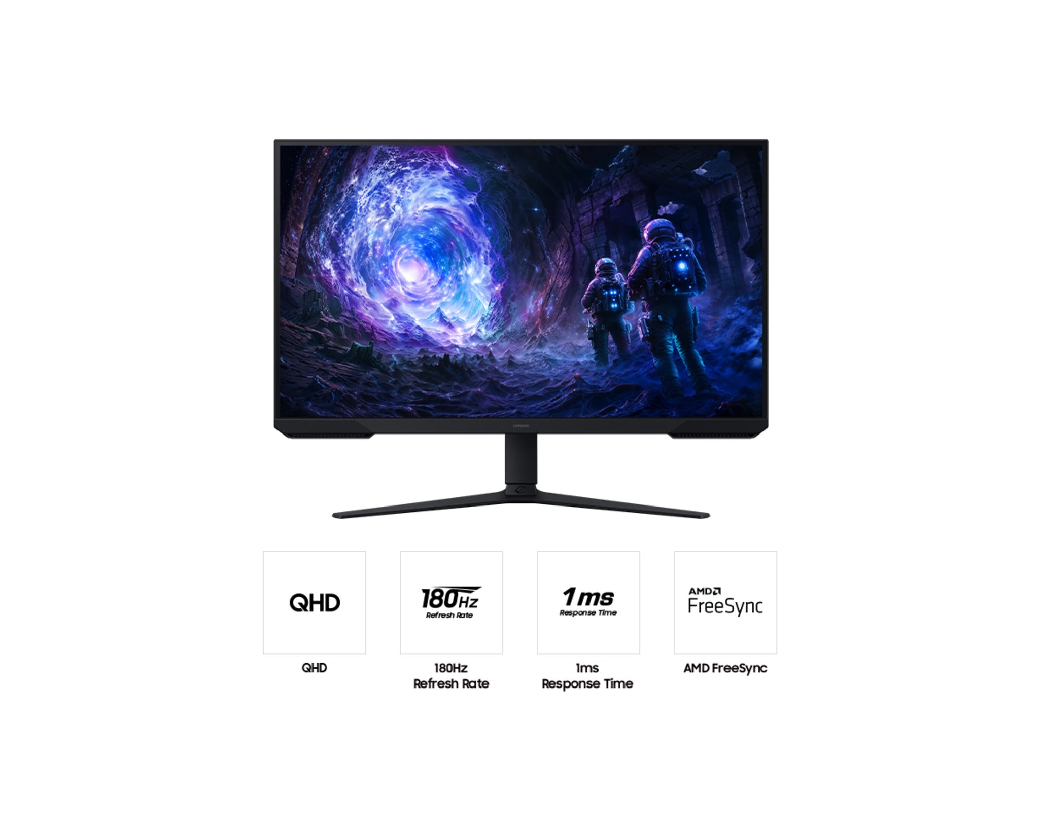 Samsung 27" Odyssey G51F QHD 180Hz Gaming Monitor LS27FG510EEXXY – As New Samsung