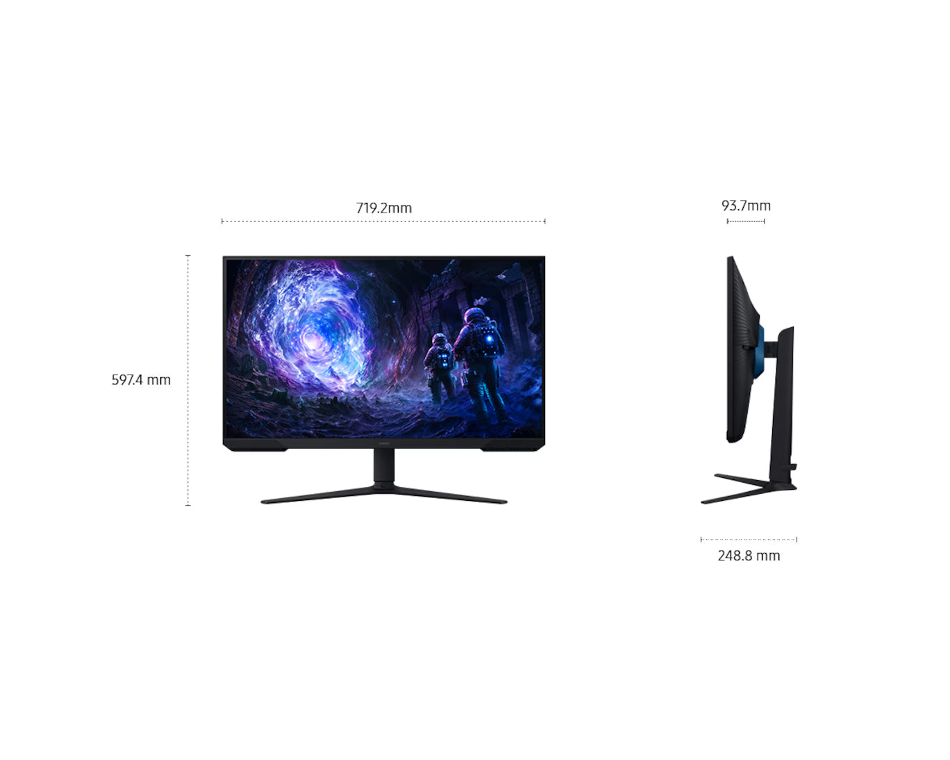 Samsung 27" Odyssey G51F QHD 180Hz Gaming Monitor LS27FG510EEXXY – As New Samsung