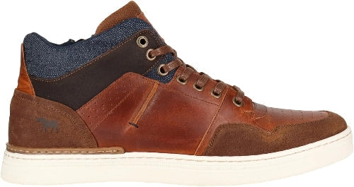 Wild Rhino Men's Tama High Top Sneaker, Tan - EU 44