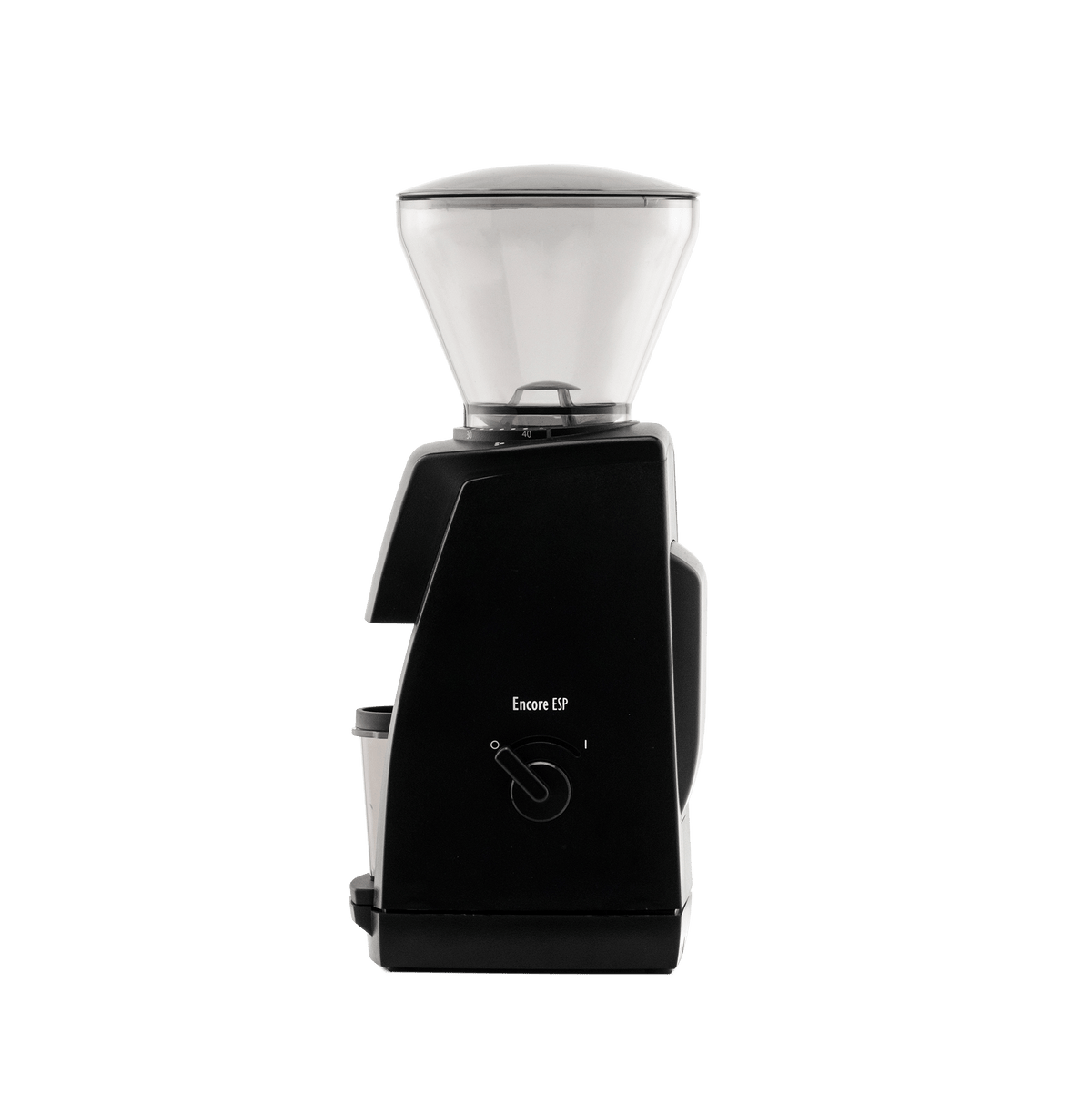 Baratza Encore ESP 230V Coffee Grinder Black - side view