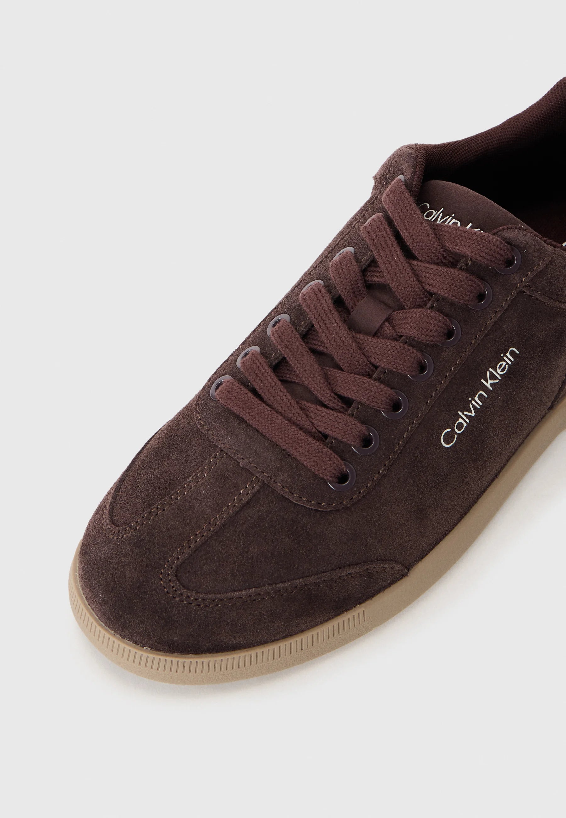 Calvin Klein Men's Cupsole Laceup Sneaker, Bordeaux/Marshmallow, 43 EU Calvin Klein