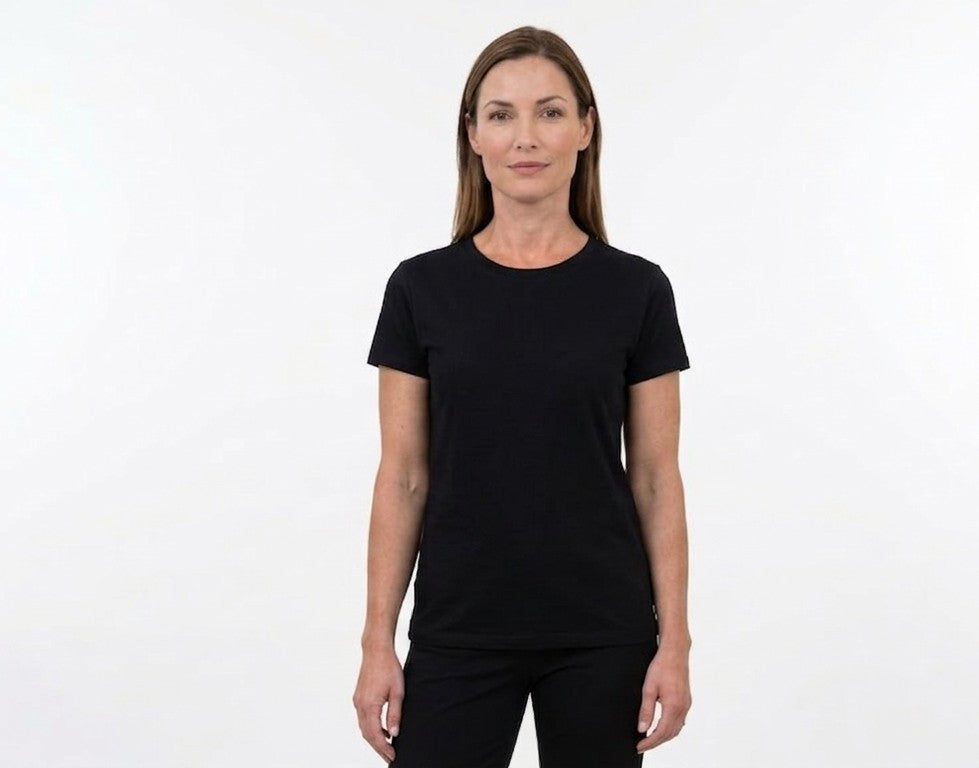 SEGMENTS SUPIMA TEE MC4 - Black - XXL Supima