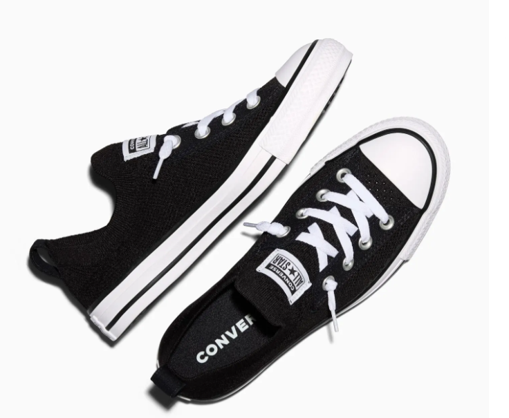 Converse Chuck Taylor All Star Shoreline Knit Low Top Womens Casual Shoes - Black CONVERSE