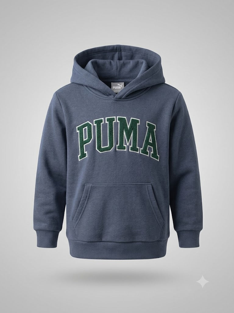 PUMA Boys' Varsity Arch Logo Fleece Hoodie Puma