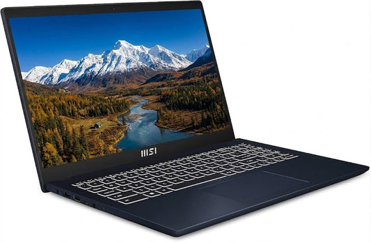 MSI Modern 15 B7M-229AU 15.6 Inch FHD IPS-Level 60Hz AMD Ryzen 7 7730U AMD Radeon Graphics 16GB DDR4 RAM 512GB SSD Win 11 Home Business and Productivity Laptop, Star Blue - As New Condition MSI