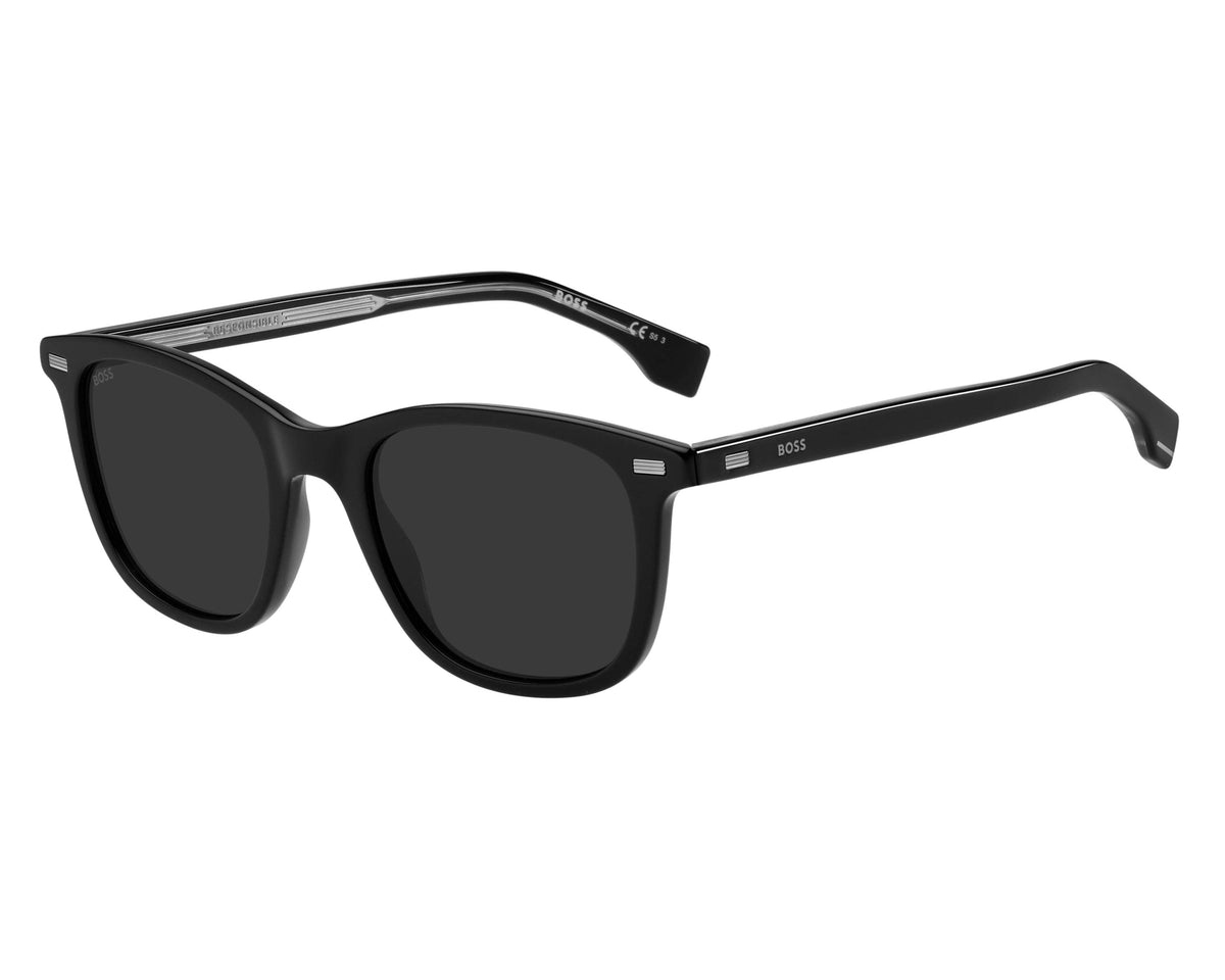 BOSS 1366/S 807/IR Men's Sunglasses - Black/Grey - 51-21-145 BOSS