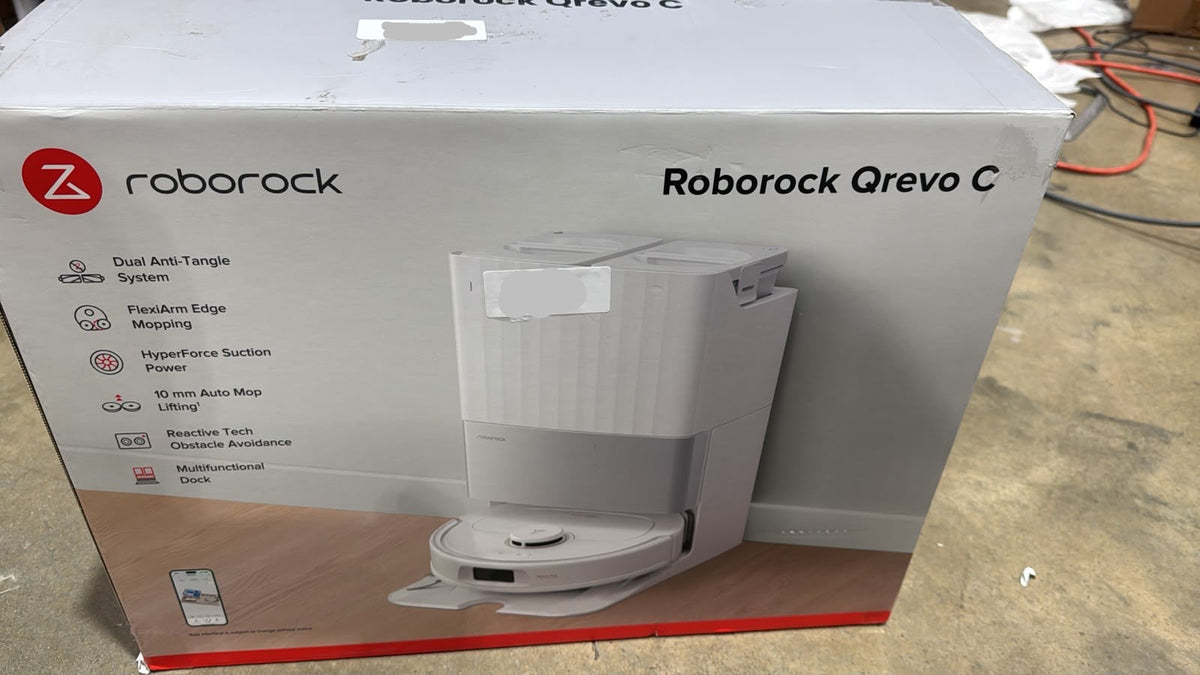 Roborock Qrevo C Robot Vacuum and Mop White - Excellent - Refurbished Roborock