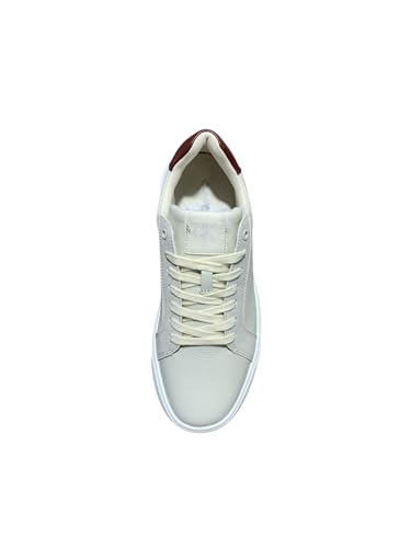 Calvin Klein Jeans Men's Chunky Cupsole Sneaker, Silver Birch/Cinnamon, EU 46 Calvin Klein