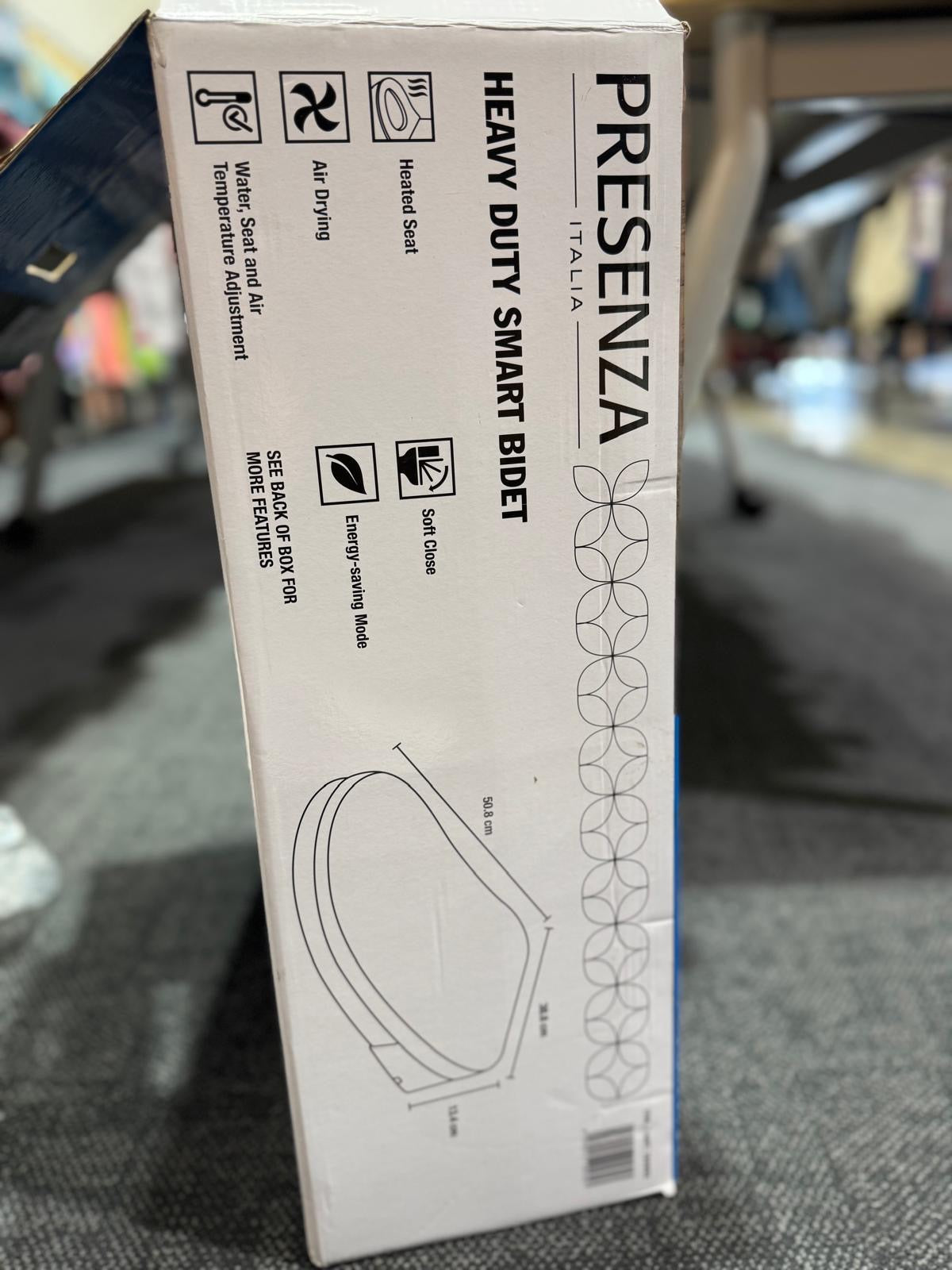 Presenza QTA032 Smart Bidet Toilet Seat White Heated Washlet – As New PRESENZA