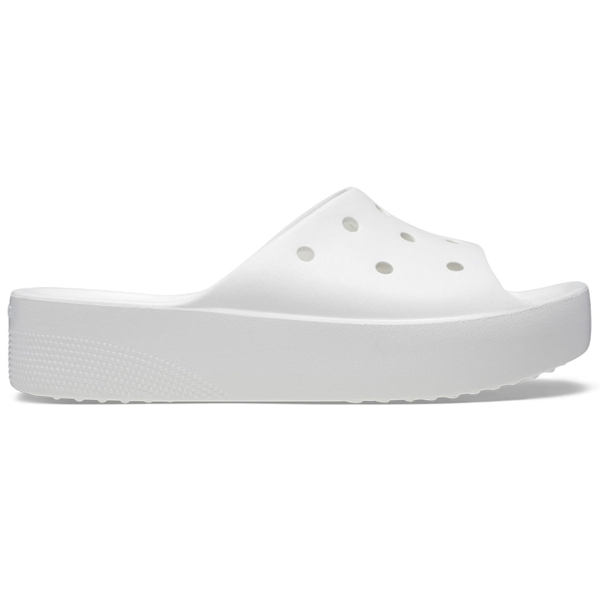Crocs Women's Classic Platform Slide, White - EU 37 CROCS
