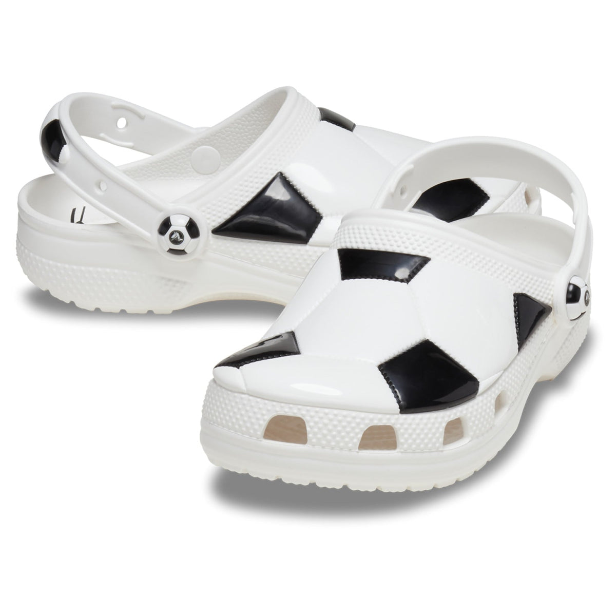 Crocs Kids Classic Sports Clog, Soccer Ball - C12 / EU 29 CROCS