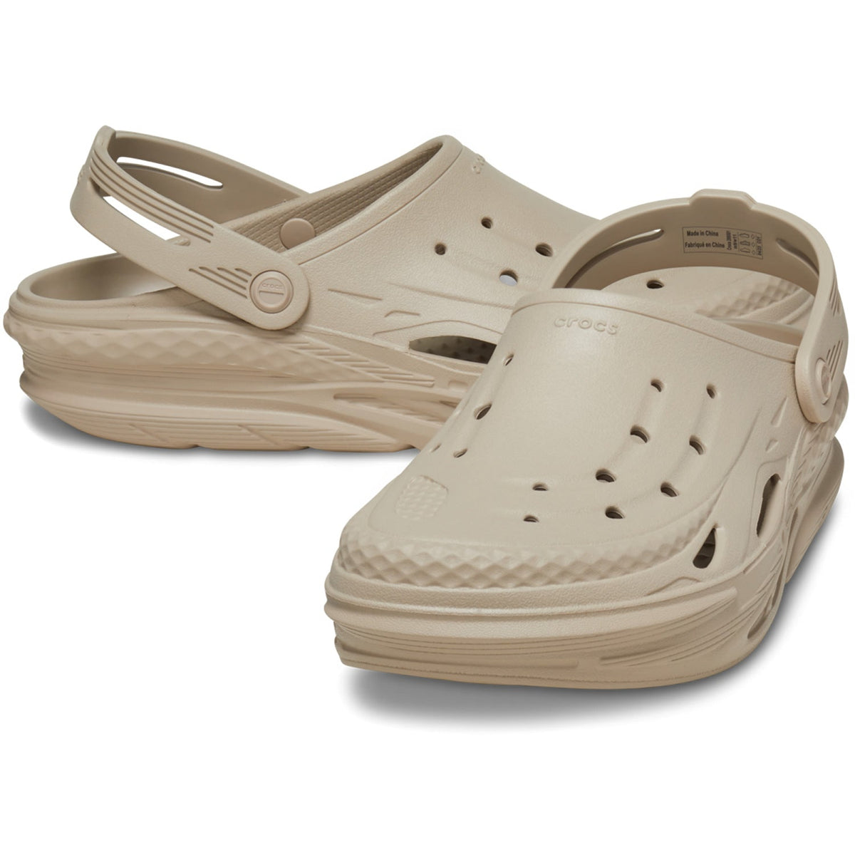 Crocs Unisex Off Grid Clog, Cobblestone, US M5/W7 - EU 37 CROCS