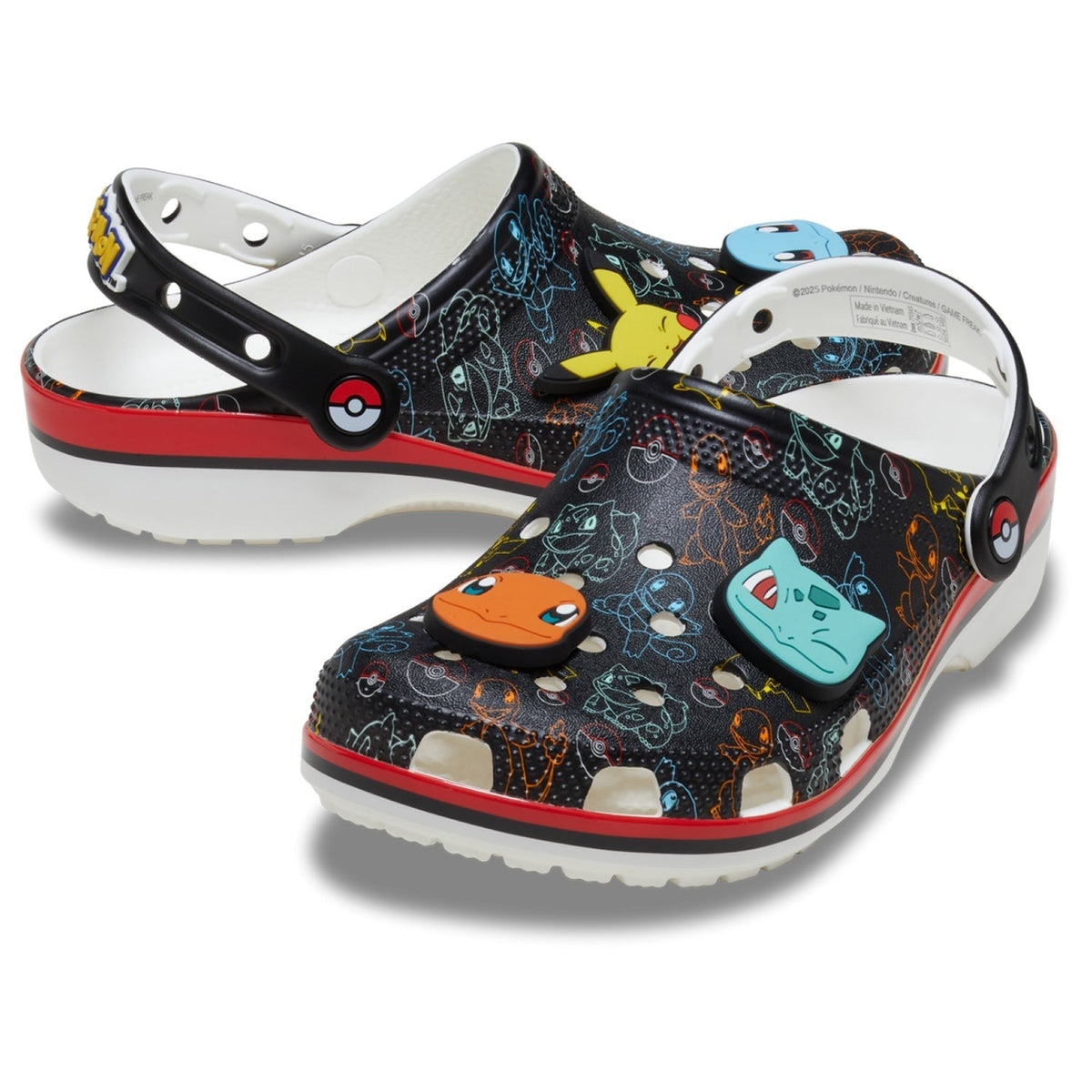Crocs Kids Limited Collaboration Clog, Pokemon Print - C5 / EU 22 CROCS