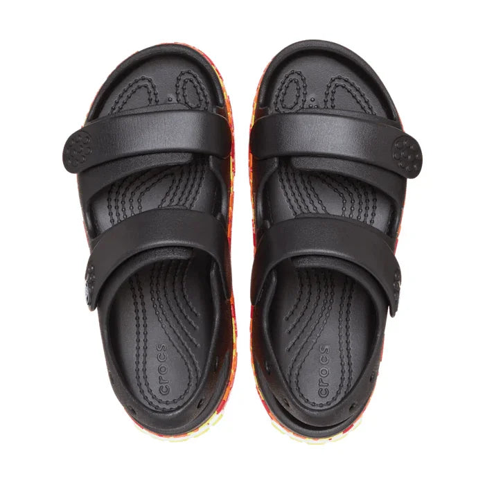 Crocs Kids Crocband Cruiser Sandal, Flames - C12 / EU 29 CROCS