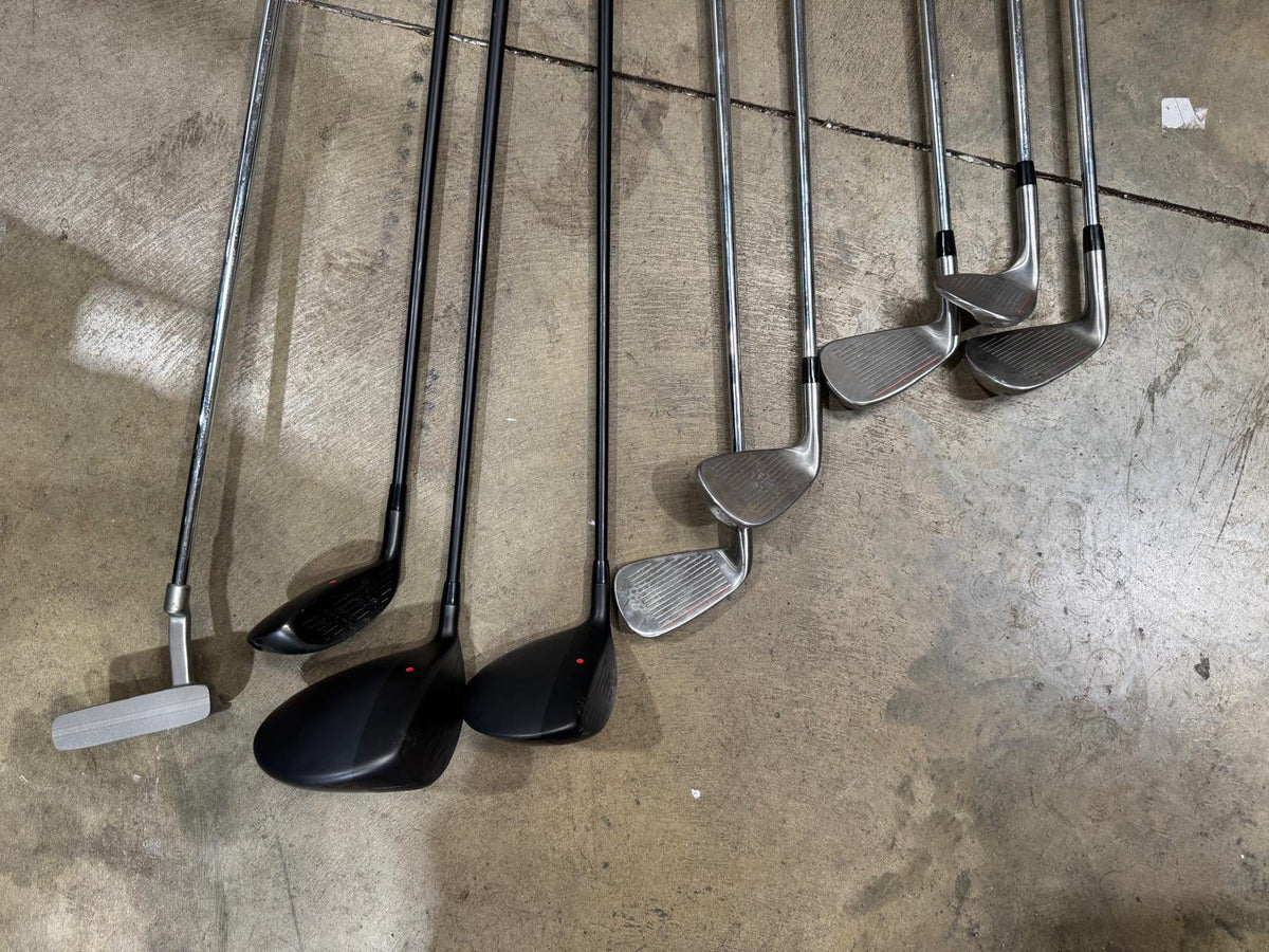 Stix Golf 10-Piece Right-Hand Golf Club Set - 1 Iron Missing - Good - Refurbished STIX GOLF