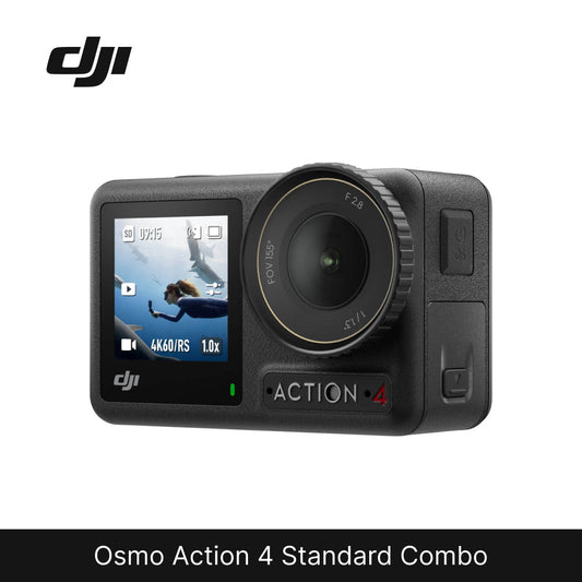 DJI Osmo Action 4 Standard Combo 4K Action Camera - Black DJI