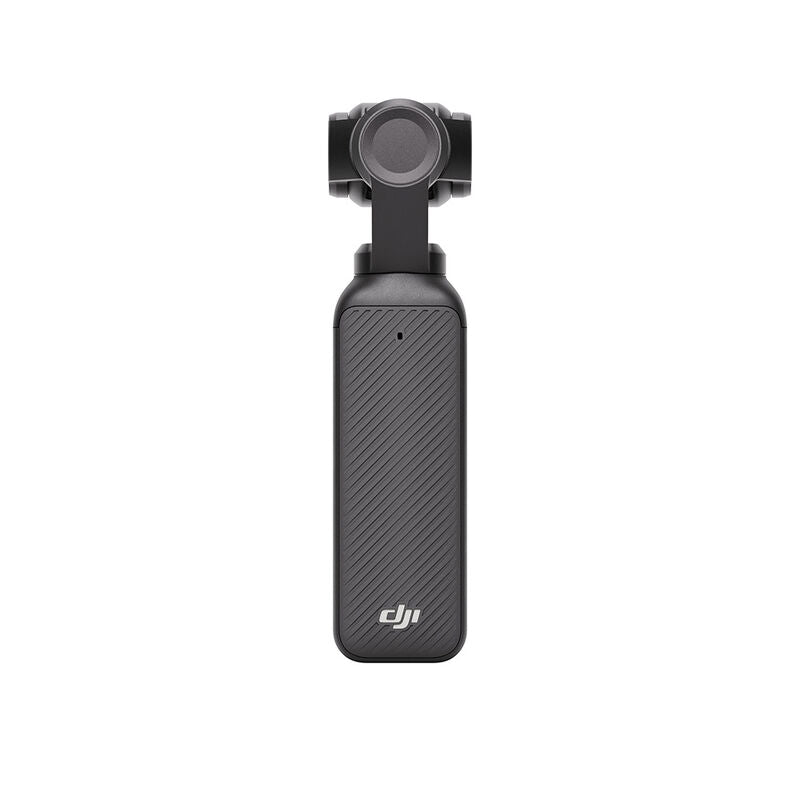 DJI Osmo Pocket 3 black handheld gimbal camera angled view