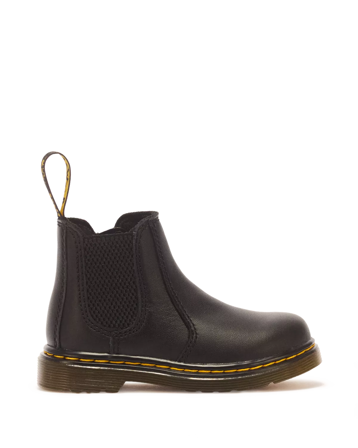 Dr. Martens Kids Junior 2976 Chelsea Boot, Black Leather, UK 7/US 8/EU 24 Dr Martens