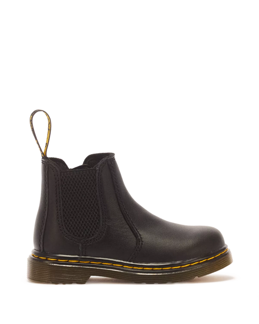 Dr. Martens Kids Junior 2976 Chelsea Boot, Black Leather, UK 7/US 8/EU 24 Dr Martens