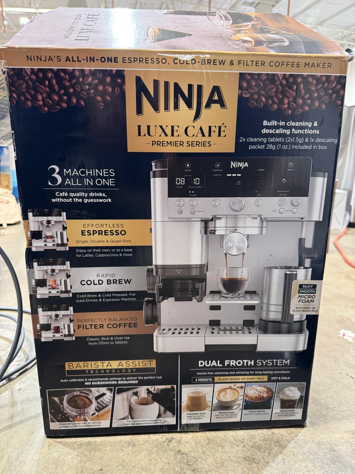 Ninja Luxe Café Espresso Machine ES601ANZ Coffee Maker – Excellent Condition NINJA