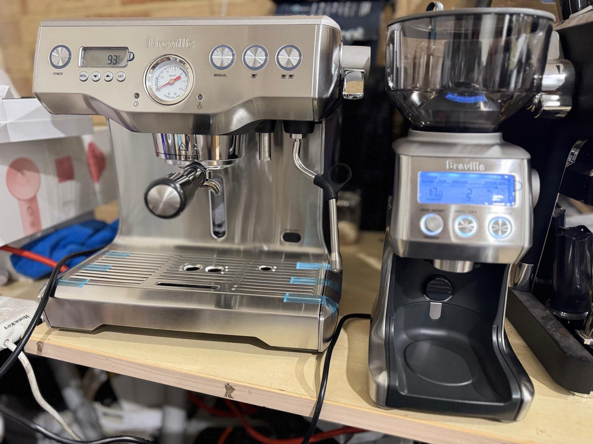 Breville Dynamic Duo BEP920BSS Coffee Machine & Grinder - As New Breville