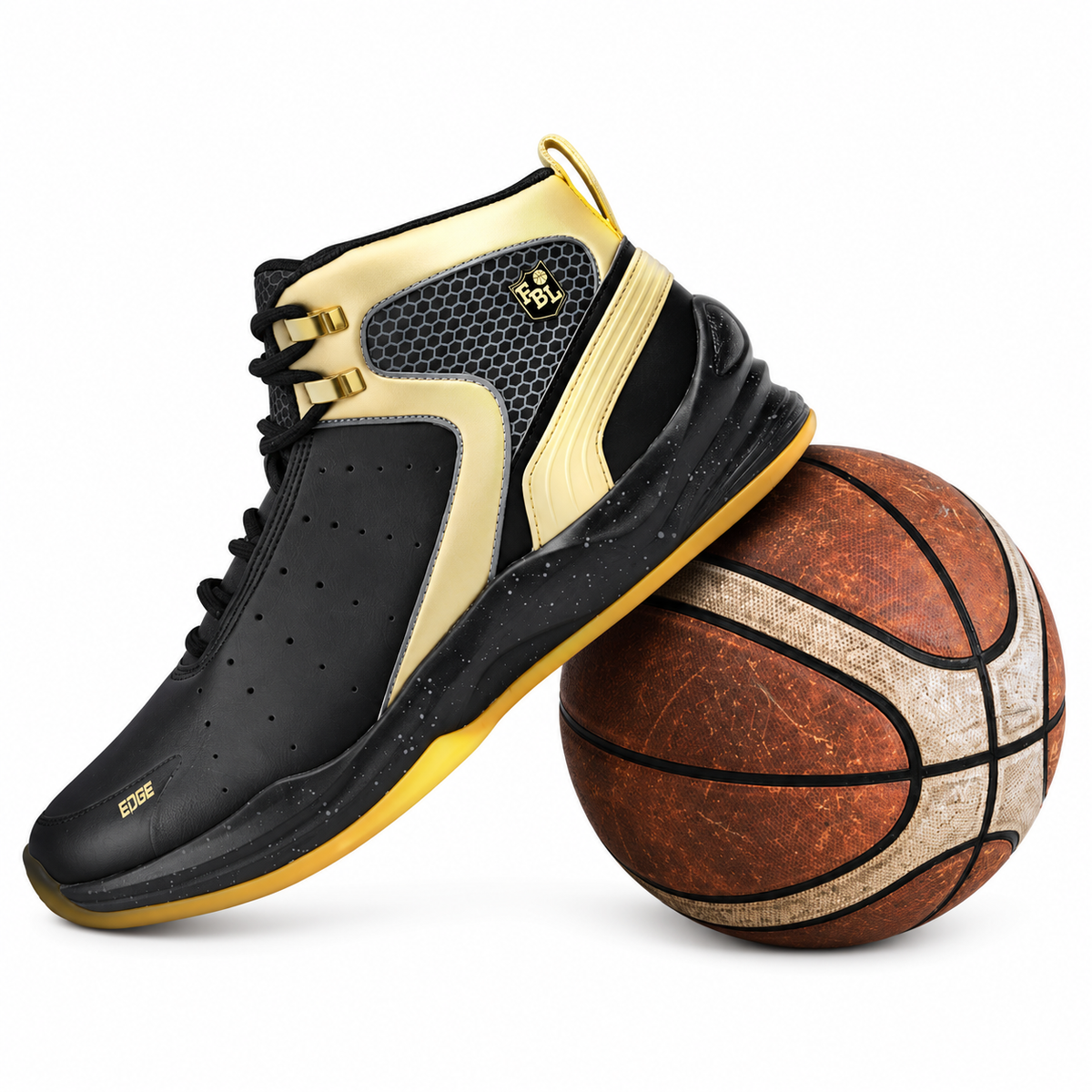 FBL Edge Basketball Shoes - Black - Size 12 FBL