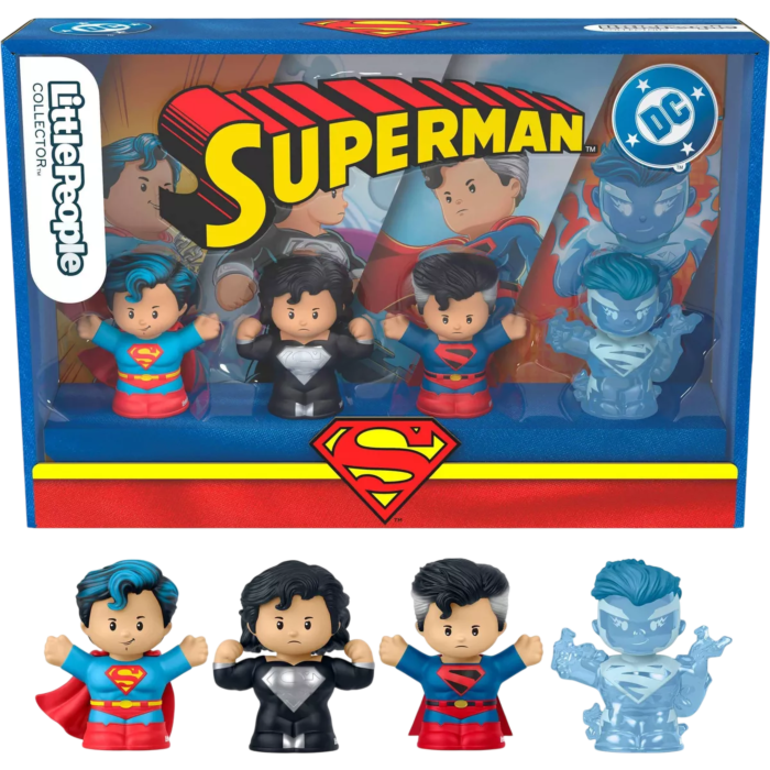 Fisher-Price Little People Collector Superman Through the Ages 4-Figure Set Fisher-Price