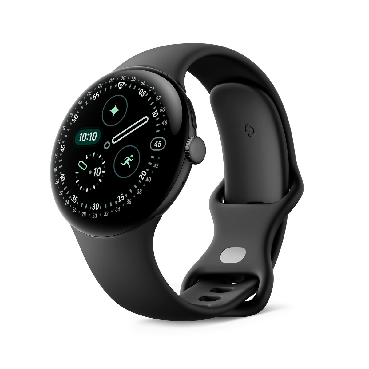 Google Pixel Watch 4 45mm Wi-Fi Smartwatch - Matte Black/Obsidian GOOGLE