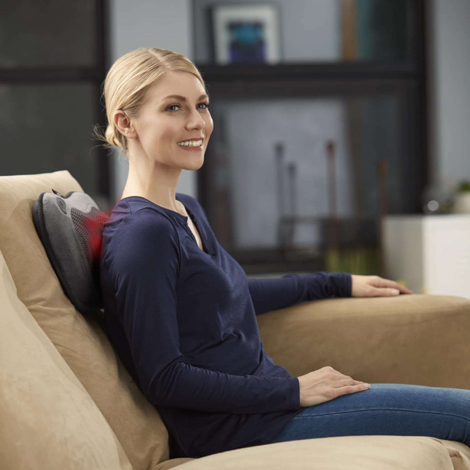 Homedics Cordless Shiatsu All-Body Massage Pillow -As New Homedics