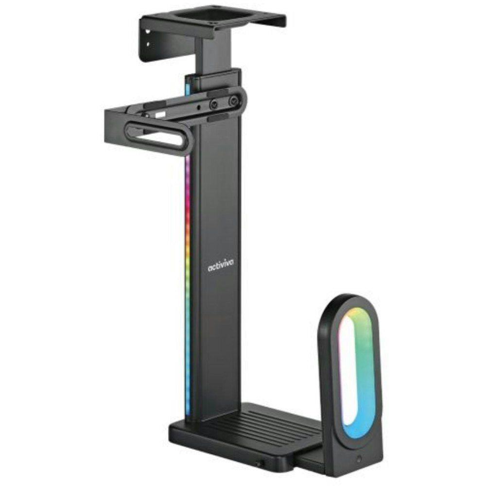 mbeat Activiva RGB Ultra-Wide Adjustable Wall & Under-Desk Gaming PC Mount - As New - Refurbished Mr Bargain