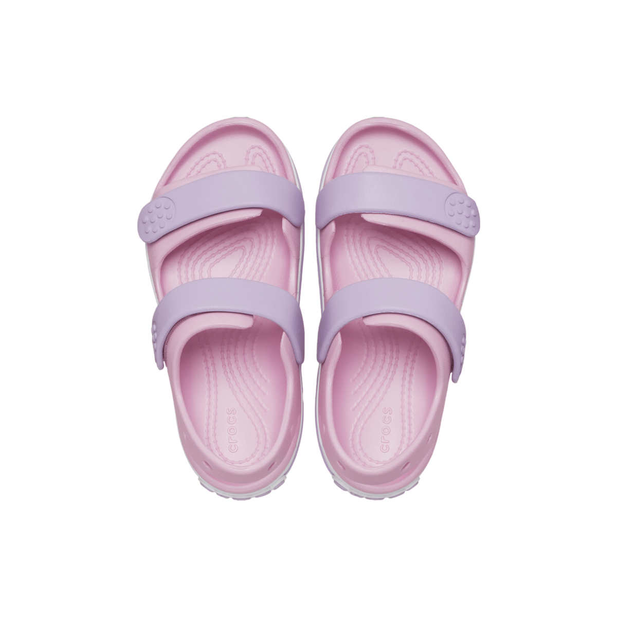 Crocs Girl Crocband Cruiser Sandal, Ballerina/Lavender - J5 / EU 37 CROCS