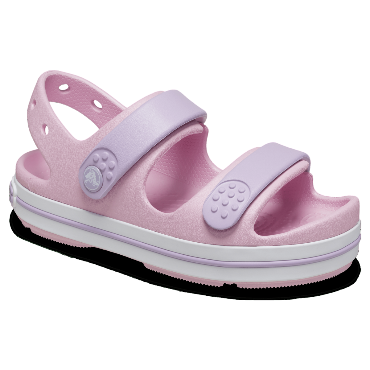 Crocs Girl Crocband Cruiser Sandal, Ballerina/Lavender - C11 / EU 28 CROCS