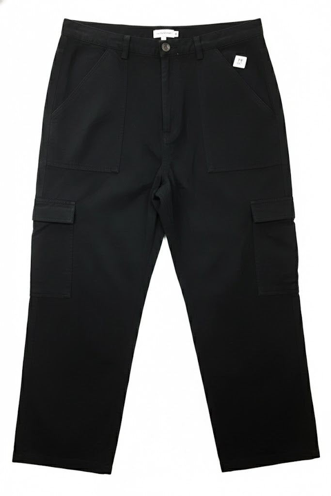 Jag High Waist Cargo Pocket Style Cotton Linen Blend Pants Mr Bargain