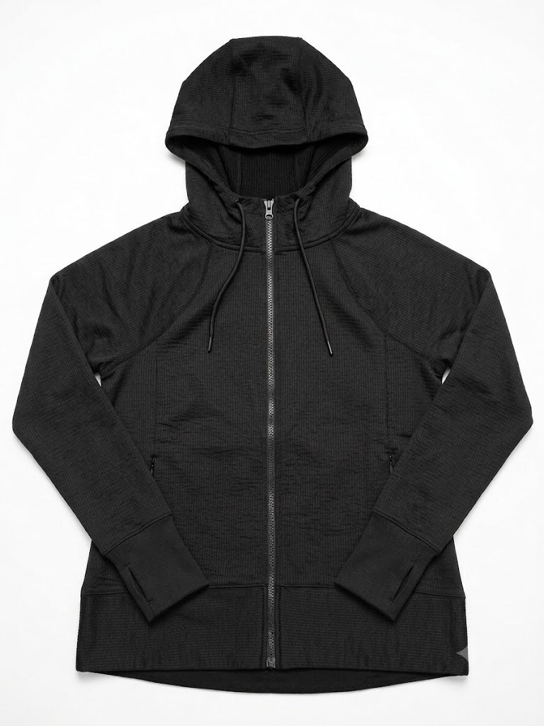Kirkland Signature Women's Ottoman Active Full Zip Jacket-Black Kirkland