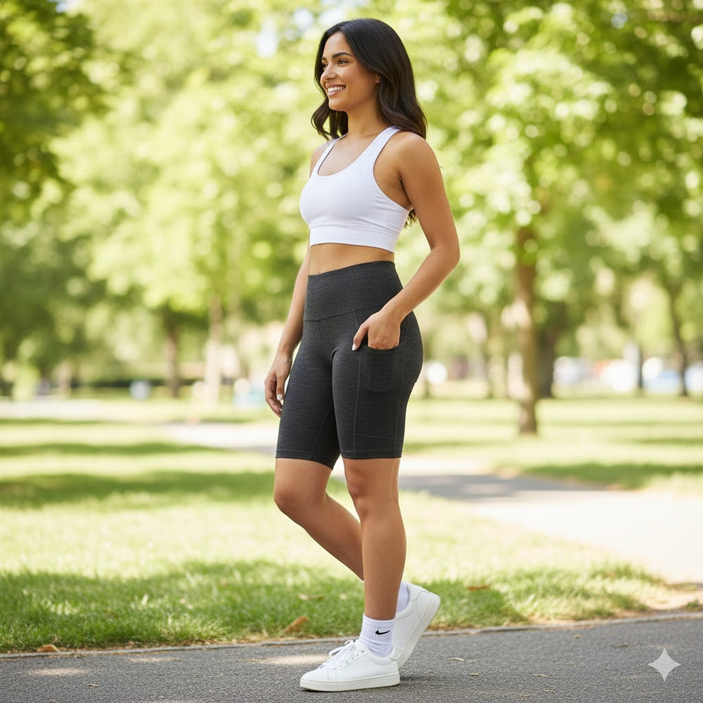 2 Packs KIRKLAND SIGNATURE Women's Brushed Bike Shorts Mr Bargain