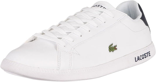 Lacoste Men's Graduate BL21 Sneaker, White/Navy, EU 42 Lacoste
