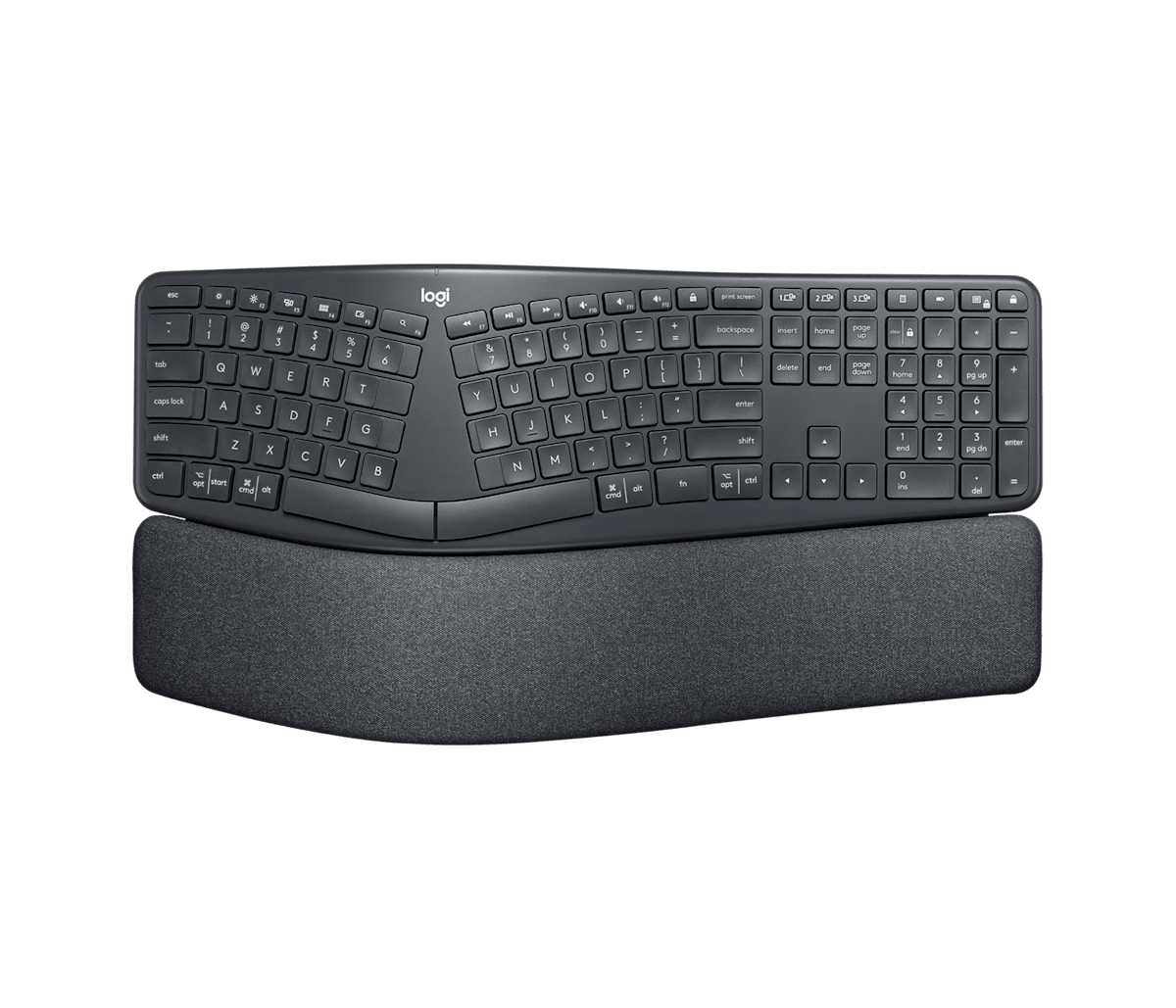 Logitech ERGO K860 Wireless Split Ergonomic Keyboard Graphite - As New - Refurbished Logitech